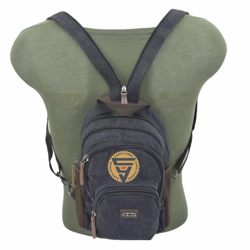 Ççs 51376 Bodybag Sırt ve Göğüs Çantası Siyah