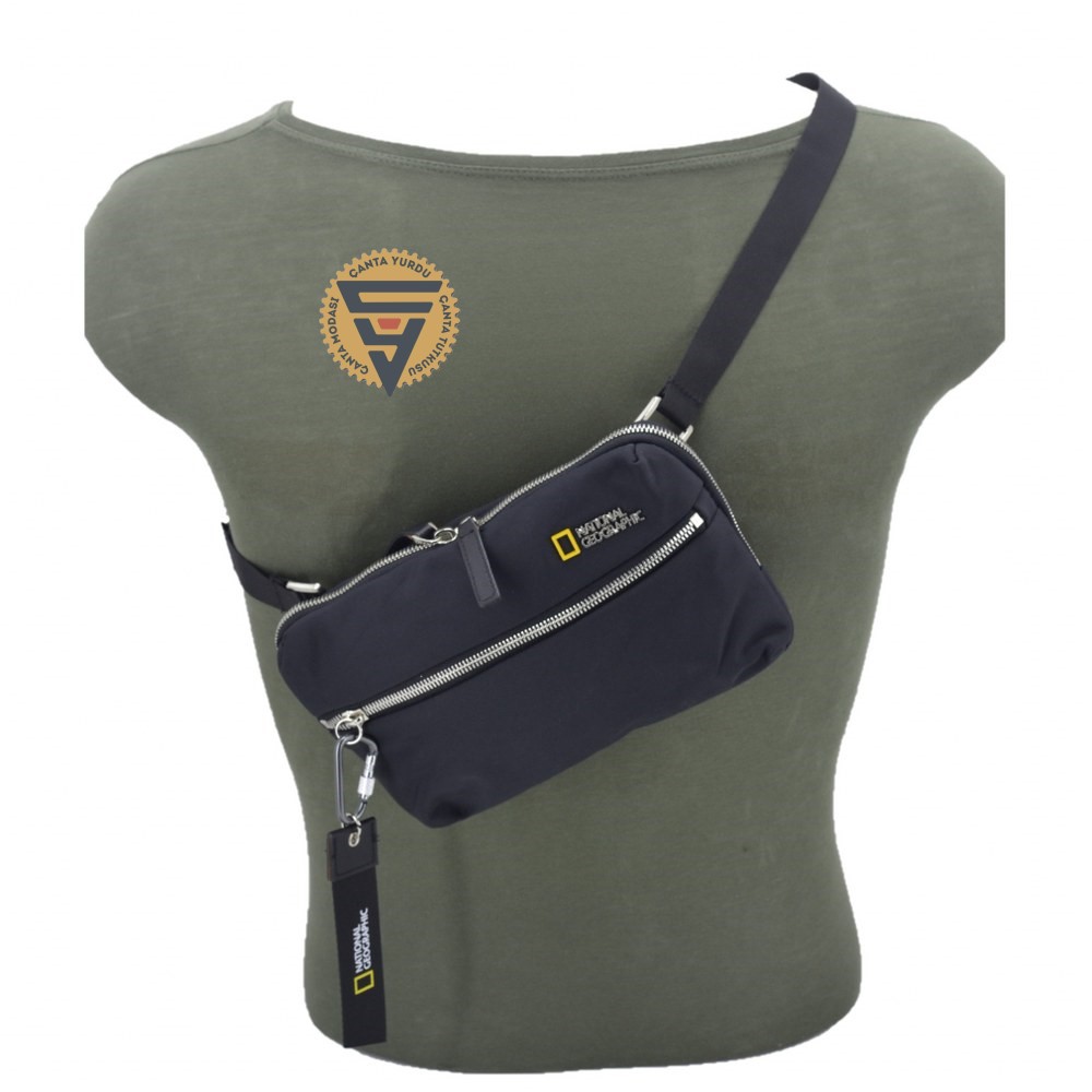 National Geographic N16182 Mini Postacı Çanta Siyah