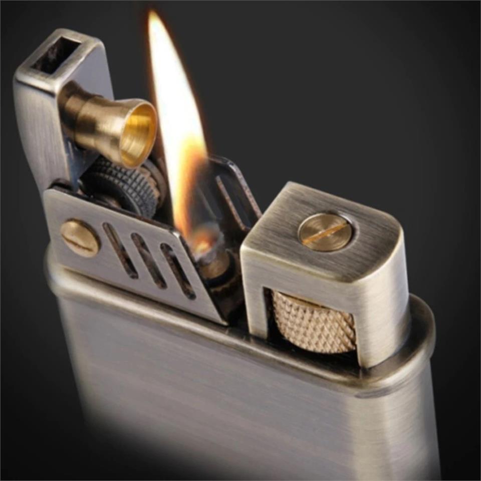 Zorro Sm-549T Benzinli Retro Çakmak Bronz