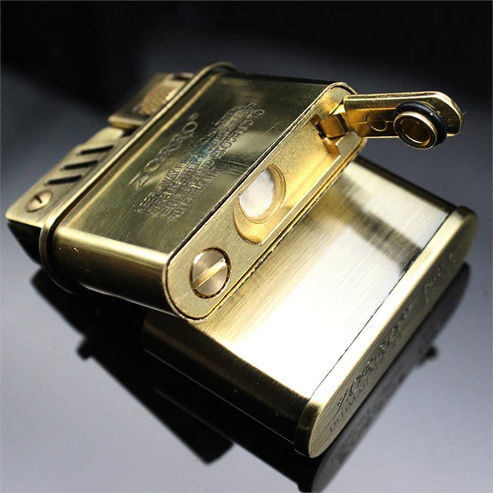 Zorro Sm-549T Benzinli Retro Çakmak Bronz