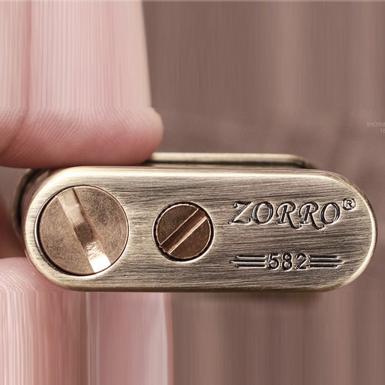 Zorro Z582 Benzinli Retro Çakmak Siyah