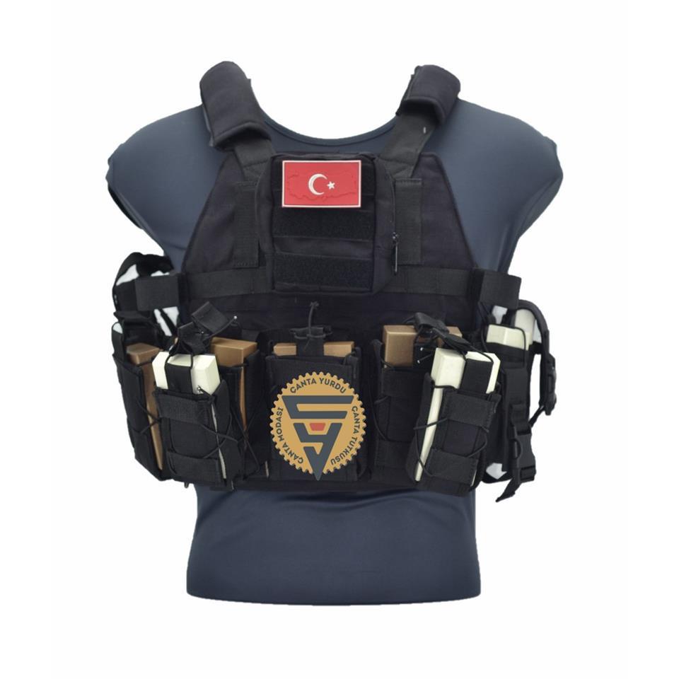 Special Cordura Taktikal Yelek Siyah