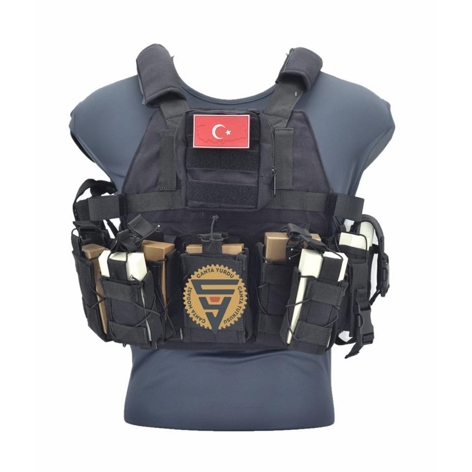 Special Cordura Taktikal Yelek Siyah