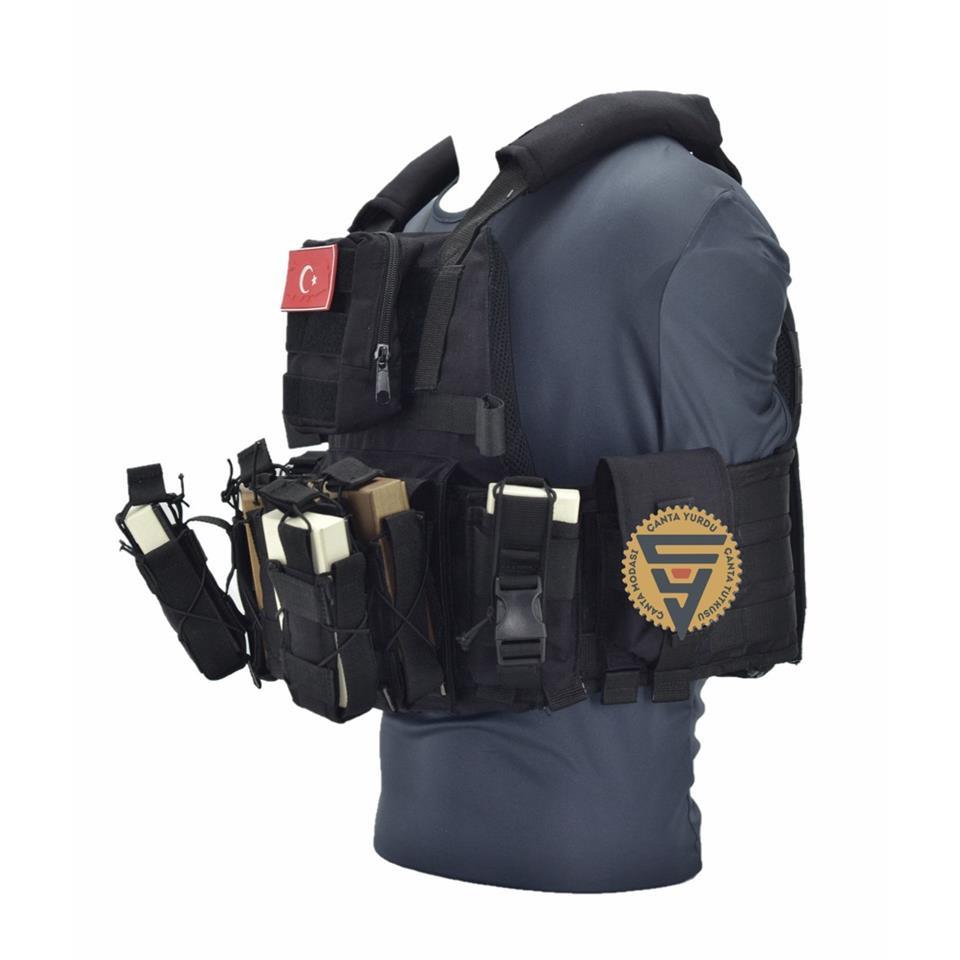 Special Cordura Taktikal Yelek Siyah