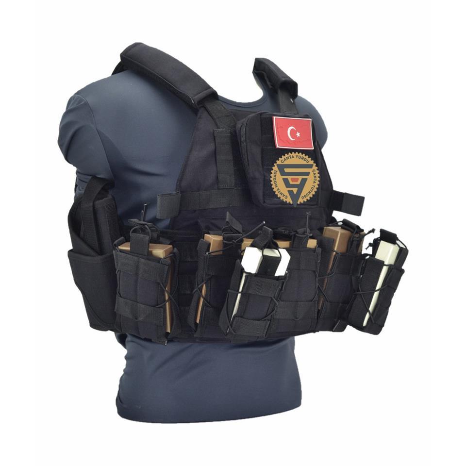 Special Cordura Taktikal Yelek Siyah