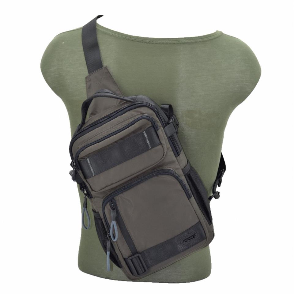 Ccs 31225 Bodybag Çapraz Sırt ve Omuz Çantası Kahve