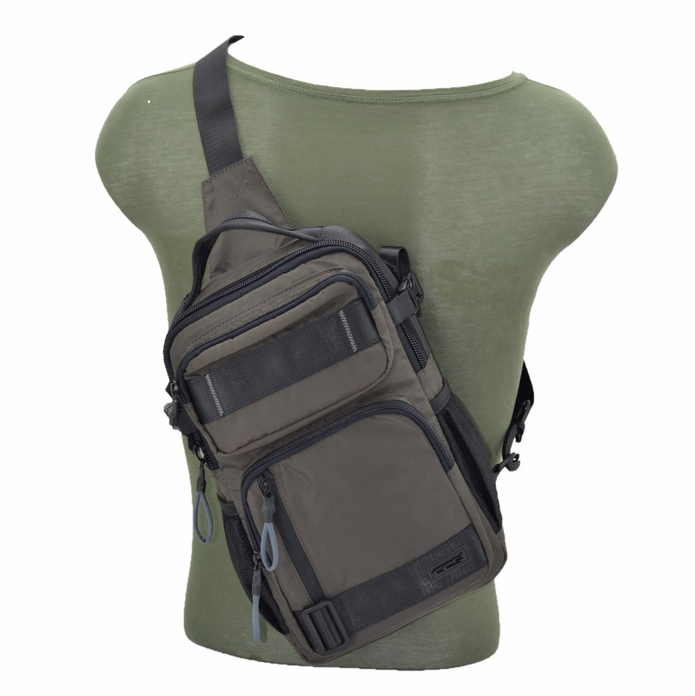 Ccs 31225 Bodybag Çapraz Sırt ve Omuz Çantası Kahve