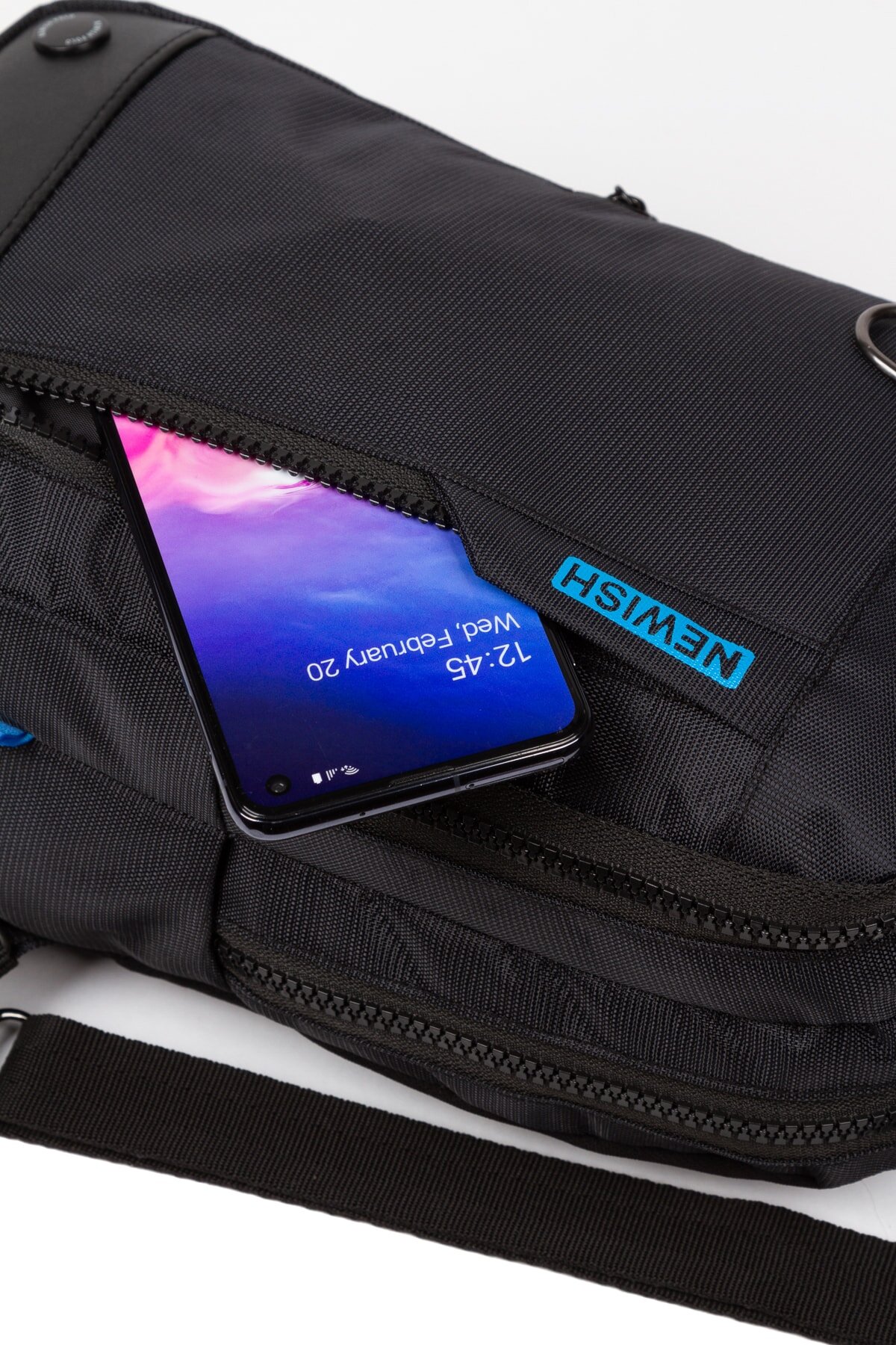 Newish Polo Imperteks Su Geçirmez Bodybag Sırt Çantası Siyah