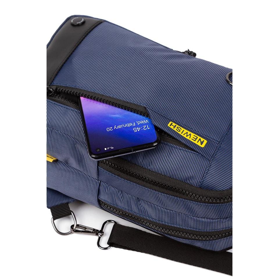 Newish Polo Imperteks Su Geçirmez Bodybag Sırt Çantası Lacivert