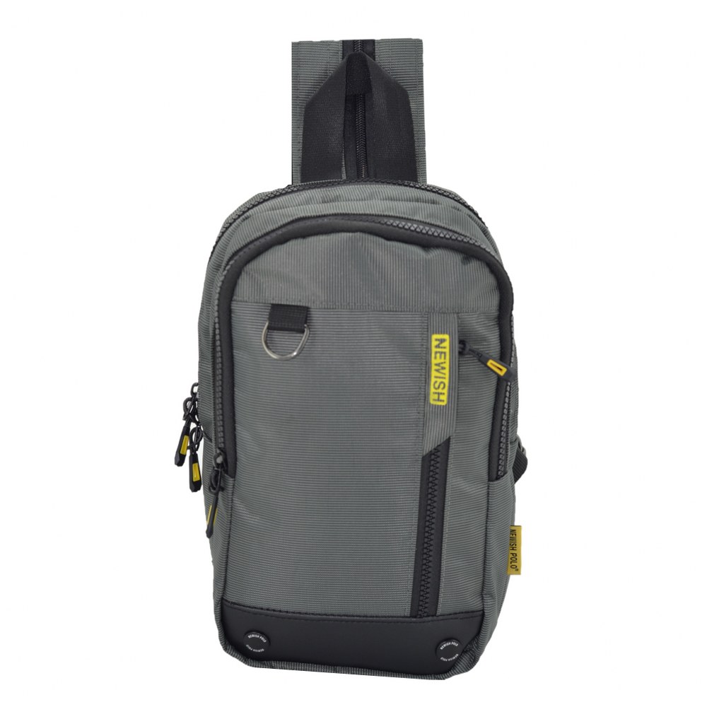 Newish Polo Imperteks Su Geçirmez Bodybag Sırt Çantası Gri