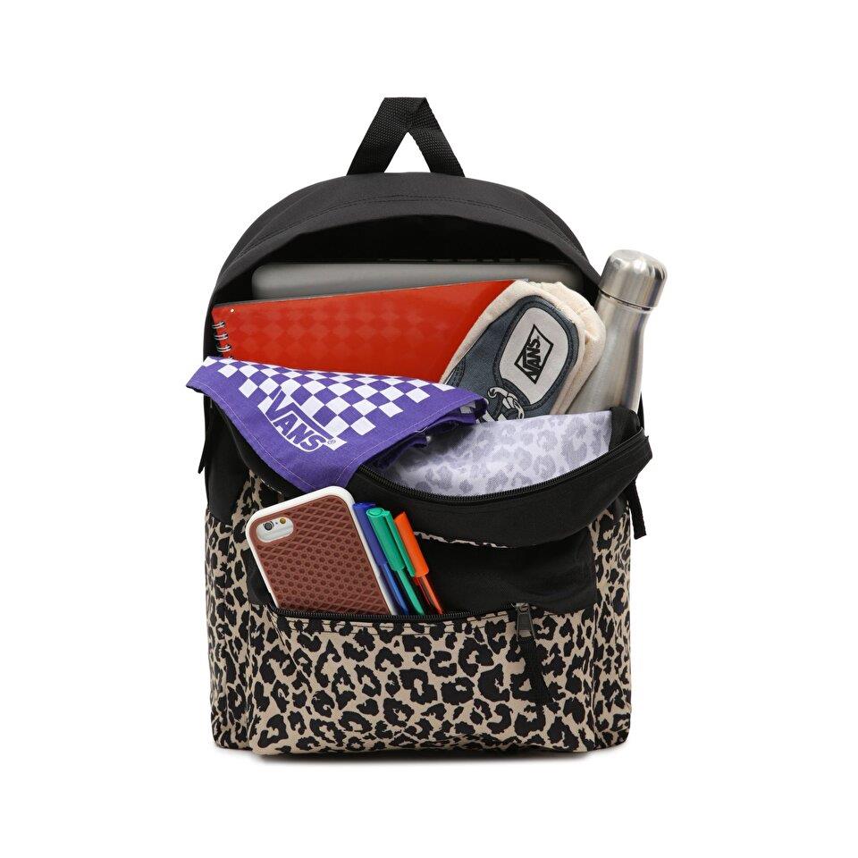 Vans Gr Girls Realm Sırt Çantası Leopar