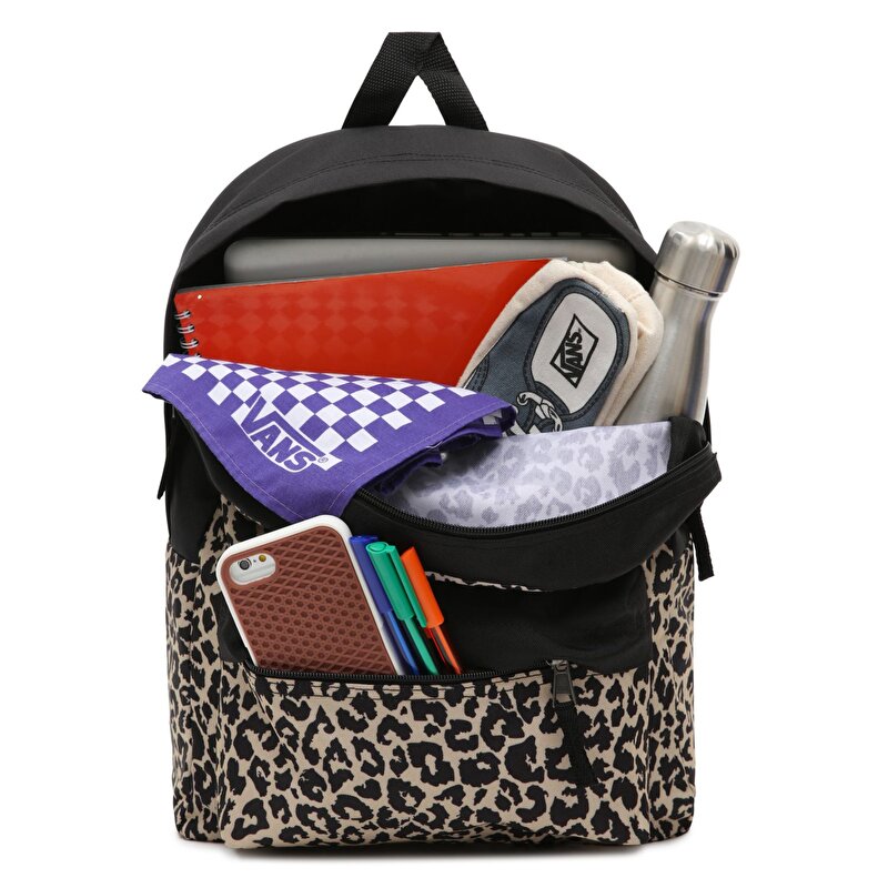 Vans Gr Girls Realm Sırt Çantası Leopar