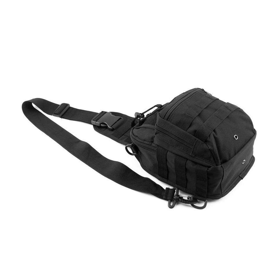 Taktikal Bodybag Çapraz Sırt ve Göğüs Çantası Siyah