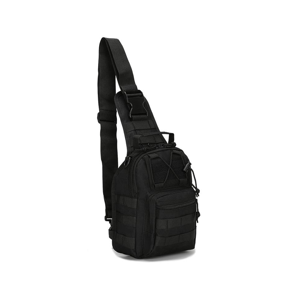 Taktikal Bodybag Çapraz Sırt ve Göğüs Çantası Siyah