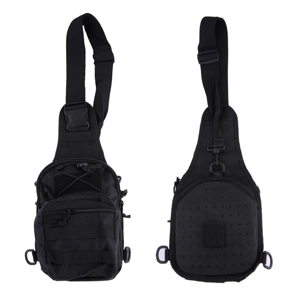 Taktikal Bodybag Çapraz Sırt ve Göğüs Çantası Siyah