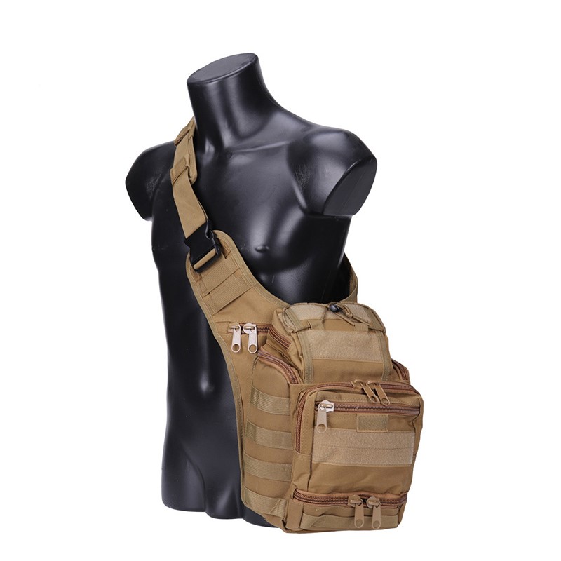 Taktikal Crossbody Askılı Omuz Çantası Bej