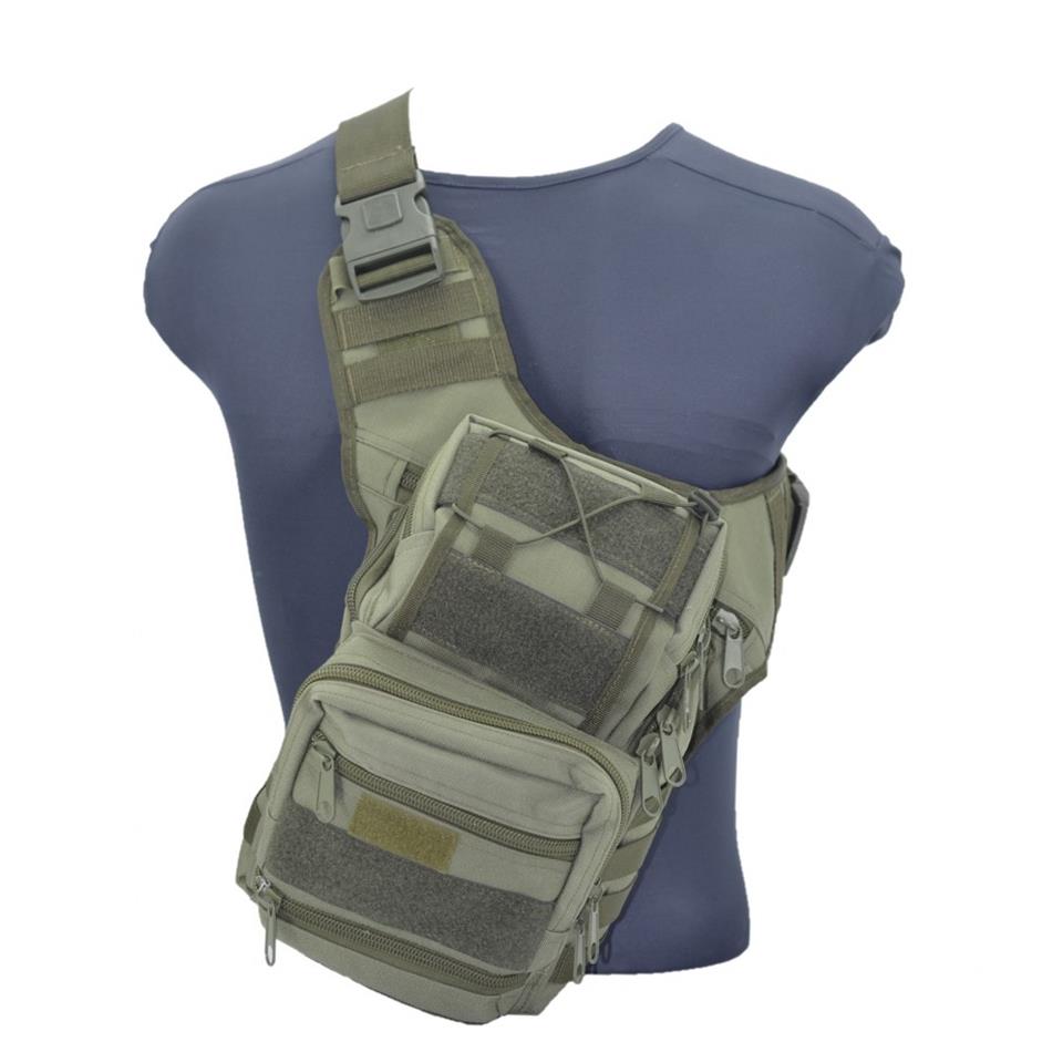 Taktikal Crossbody Askılı Omuz Çantası Haki