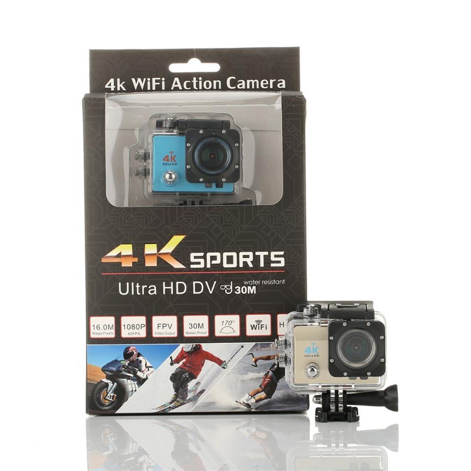 Aksiyon Kamerası Wi-Fi KS503 4K Ultra HD 170 Derece 32 Gb 
