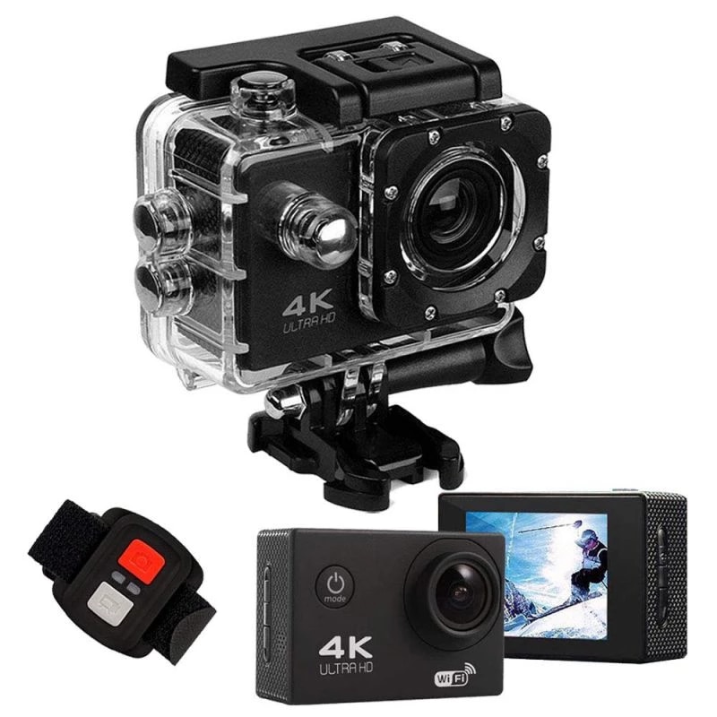 Aksiyon Kamerası Wi-Fi KS503 4K Ultra HD 170 Derece 32 Gb 