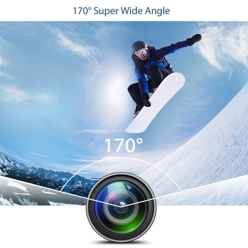 Aksiyon Kamerası Wi-Fi KS504 4K Ultra HD 170 Derece 32 Gb 