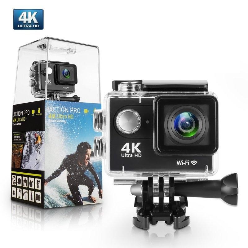 Aksiyon Kamerası Wi-Fi KS504 4K Ultra HD 170 Derece 32 Gb 