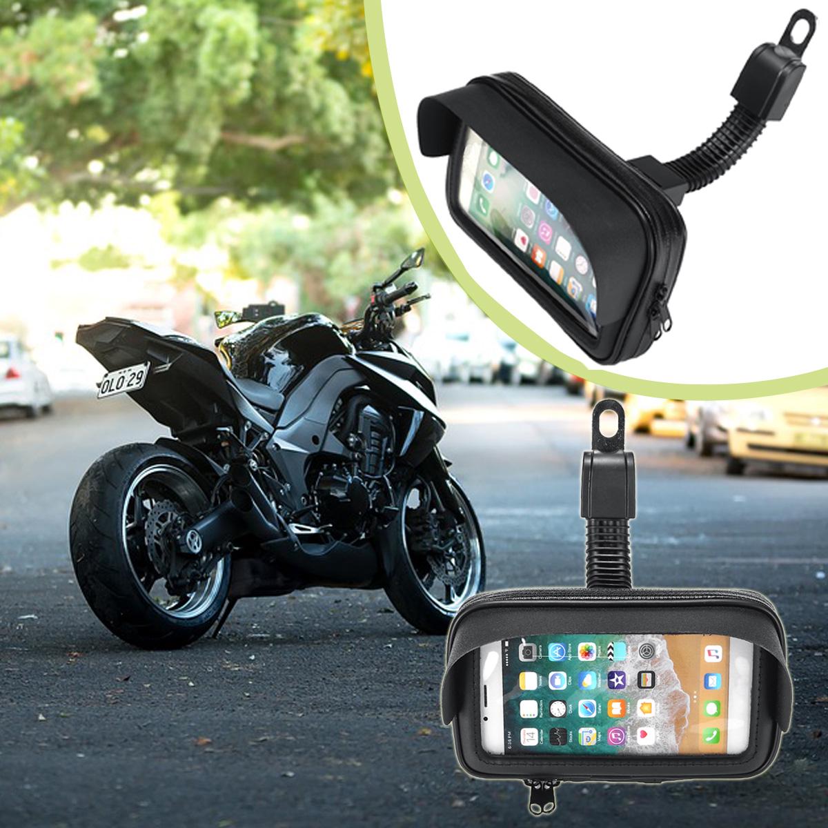 Motosiklet Waterprof Gps Telefon Tutucu Güneşlikli
