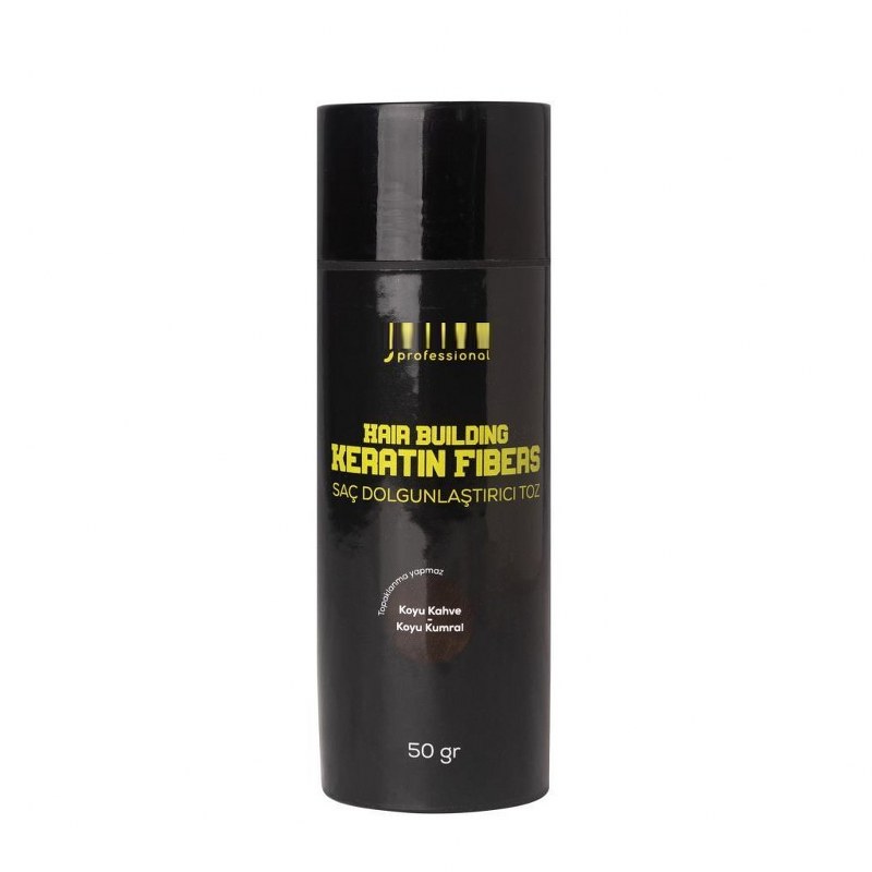 Saç Dolgunlaştırıcı Fiber Keratin Toz Koyu Kahve ve Koyu Kumral