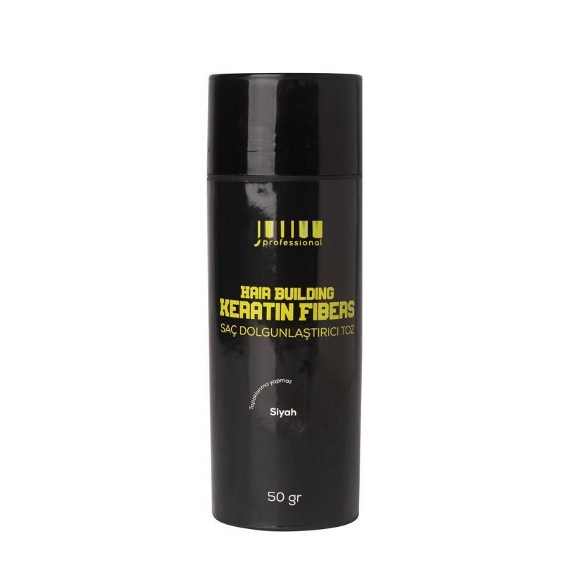 Saç Dolgunlaştırıcı Fiber Keratin Toz Orta Siyah