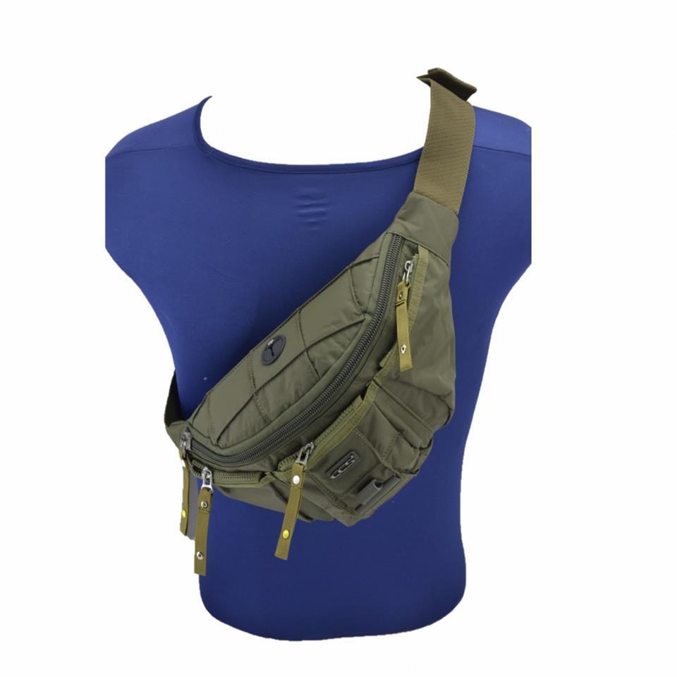 ÇÇS XL Büyük Boy Bodybag Bel Çantası Haki