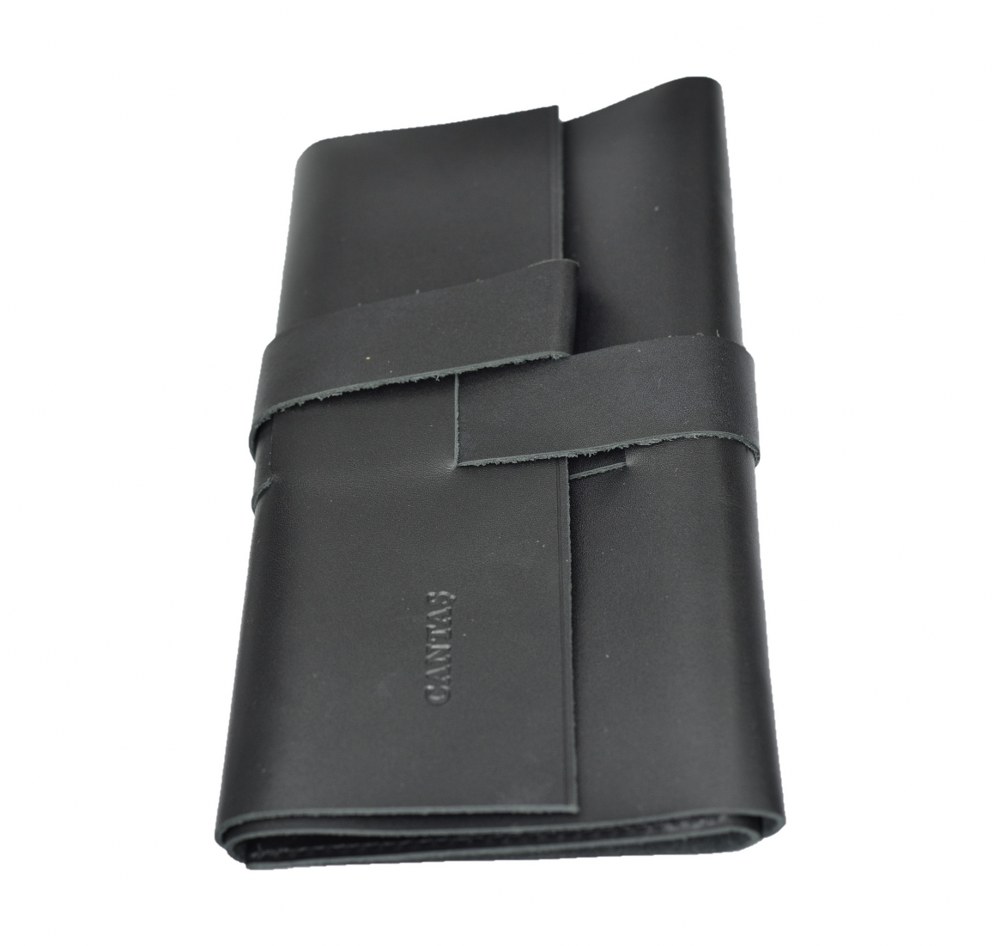 Hakiki Deri  Organizer Large Rulo Siyah