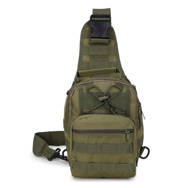 Taktikal Bodybag Çapraz Sırt ve Göğüs Çantası Haki