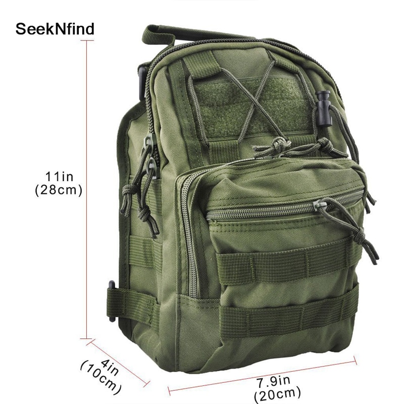 Taktikal Bodybag Çapraz Sırt ve Göğüs Çantası Haki
