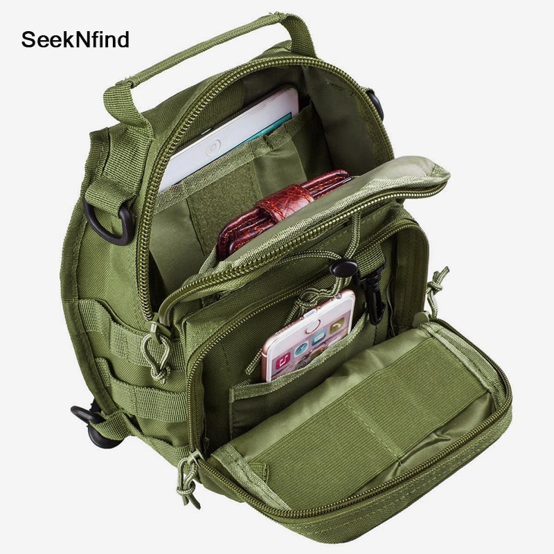 Taktikal Bodybag Çapraz Sırt ve Göğüs Çantası Haki