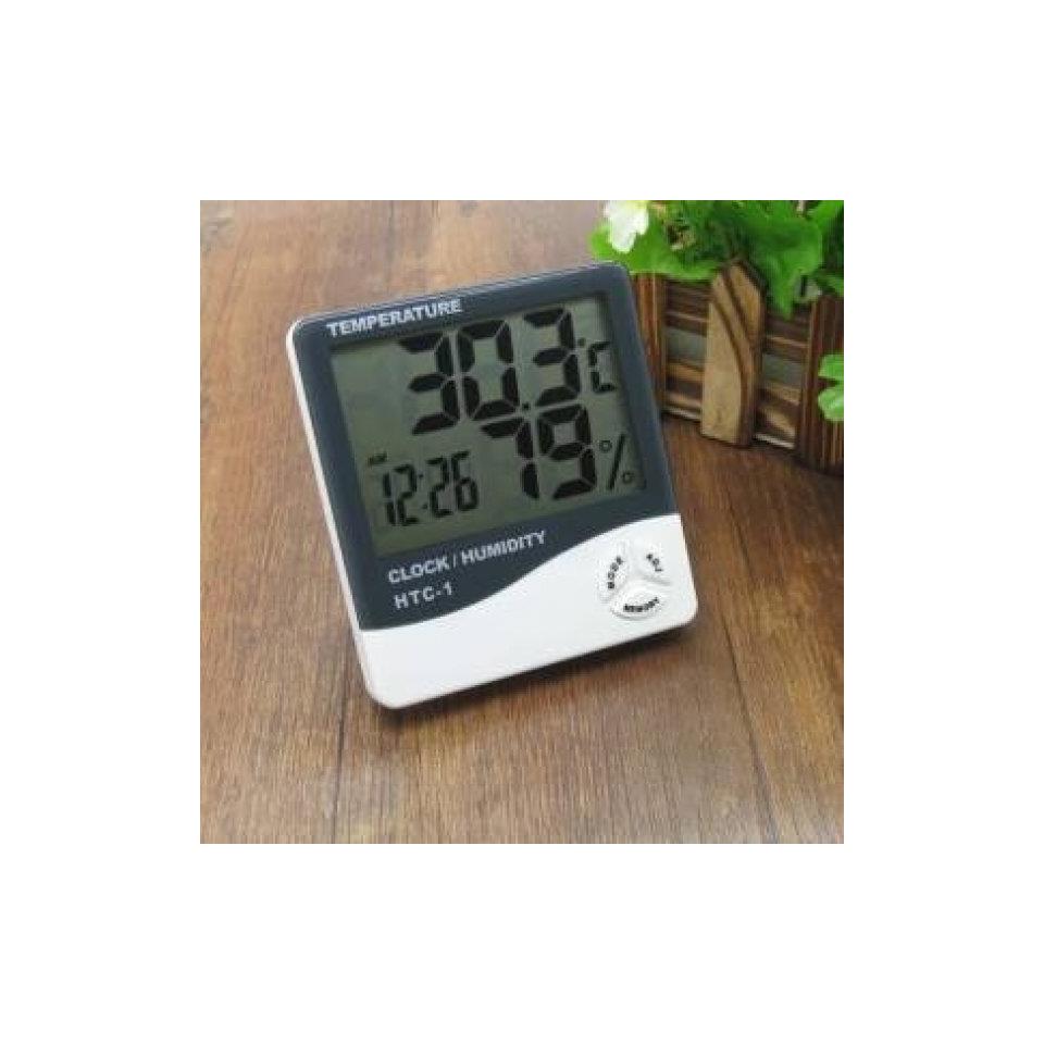 Dijital Saatli Alarmlı Termometre