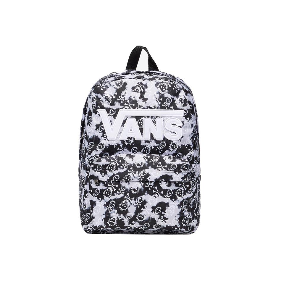 Vans New Skool Sırt Çantası Desenli Siyah
