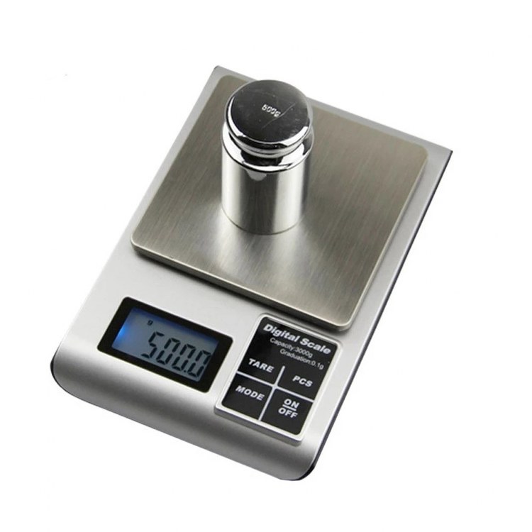 Hassas Dijital Terazi 500 ile 0.01 Gram Hassasiyetli
