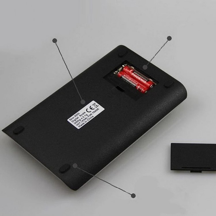 Hassas Dijital Terazi 500 ile 0.01 Gram Hassasiyetli