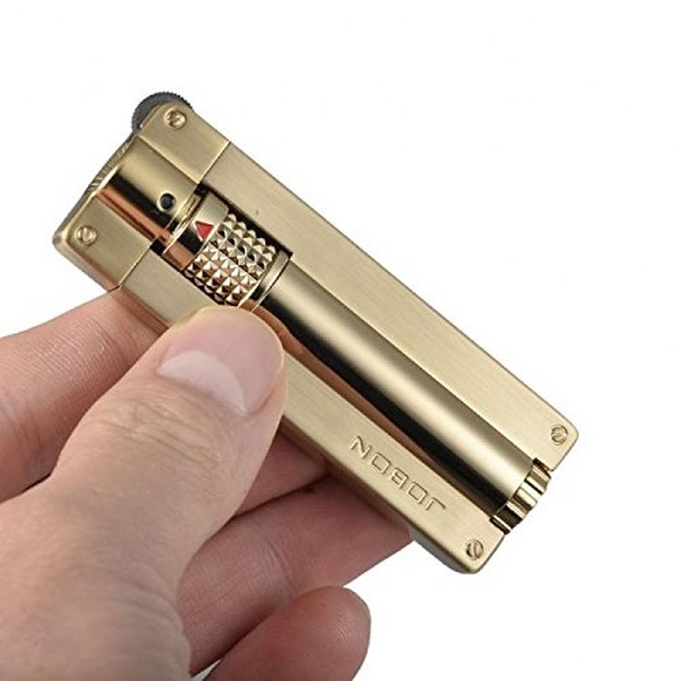 Jobon  Tzb365 Slim Tasarım Torch Çakmak Altın
