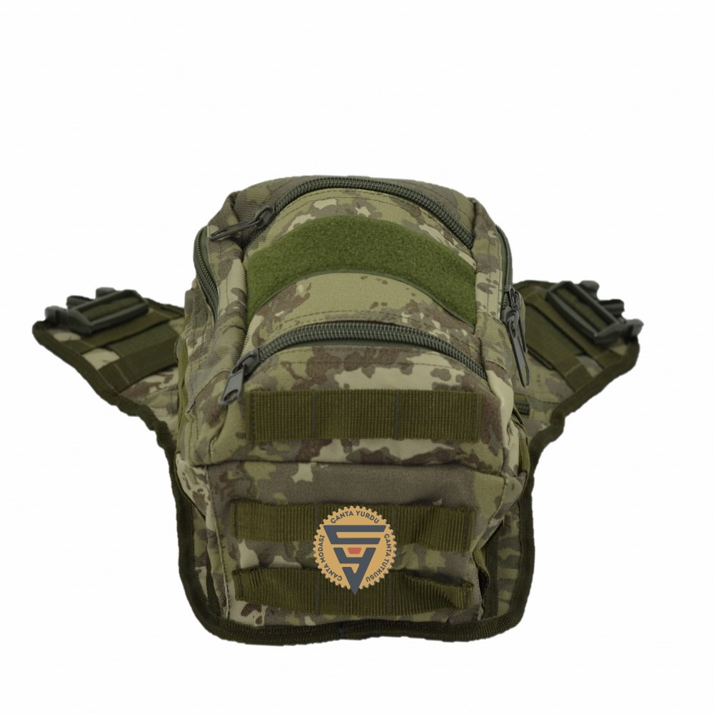 Taktikal Crossbody Askılı Omuz Çantası Tsk Kamuflaj