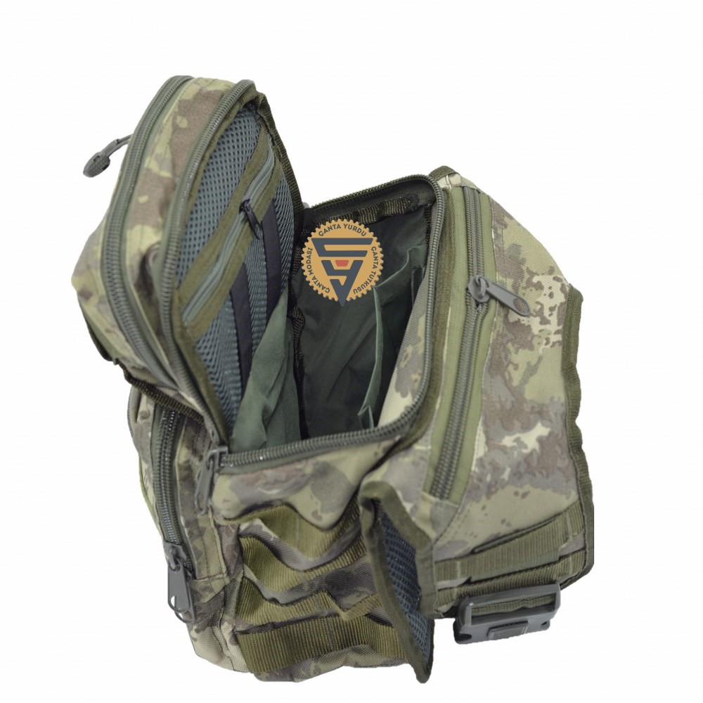 Taktikal Crossbody Askılı Omuz Çantası Tsk Kamuflaj