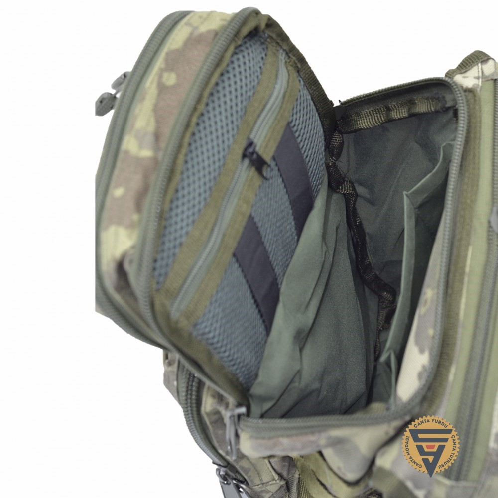 Taktikal Crossbody Askılı Omuz Çantası Tsk Kamuflaj