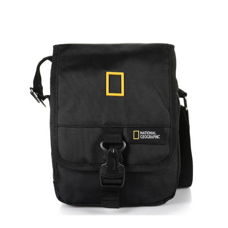 National Geographic N14103 Tokalı Omuz Askılı Çanta Siyah