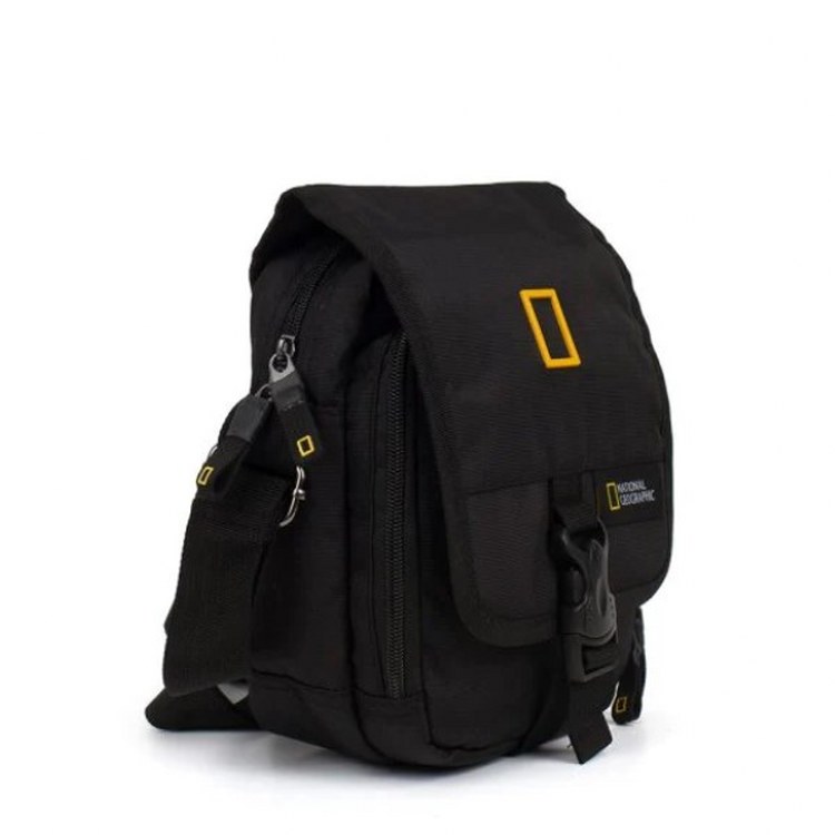 National Geographic N14103 Tokalı Omuz Askılı Çanta Siyah