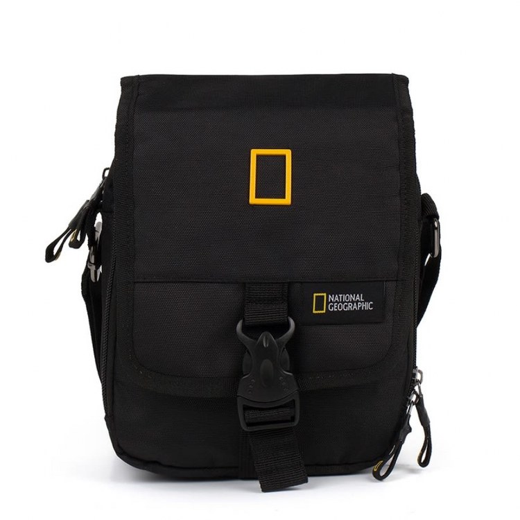 National Geographic N14103 Tokalı Omuz Askılı Çanta Siyah