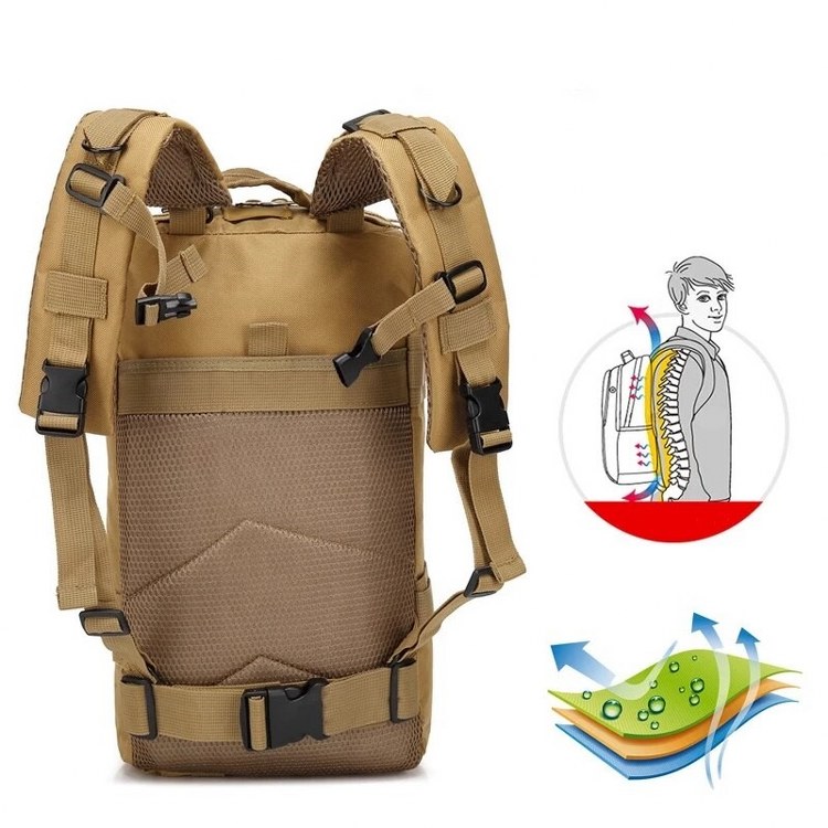 Taktikal Molle Kampçı Sırt Çantası Bej