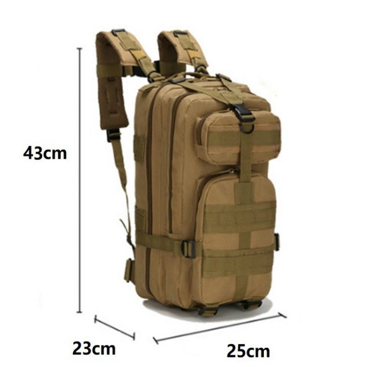 Taktikal Molle Kampçı Sırt Çantası Bej