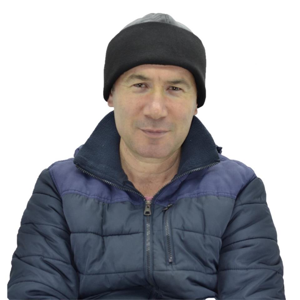 Hakiki Deri Ribanalı Kürklü Şapka Bere Siyah