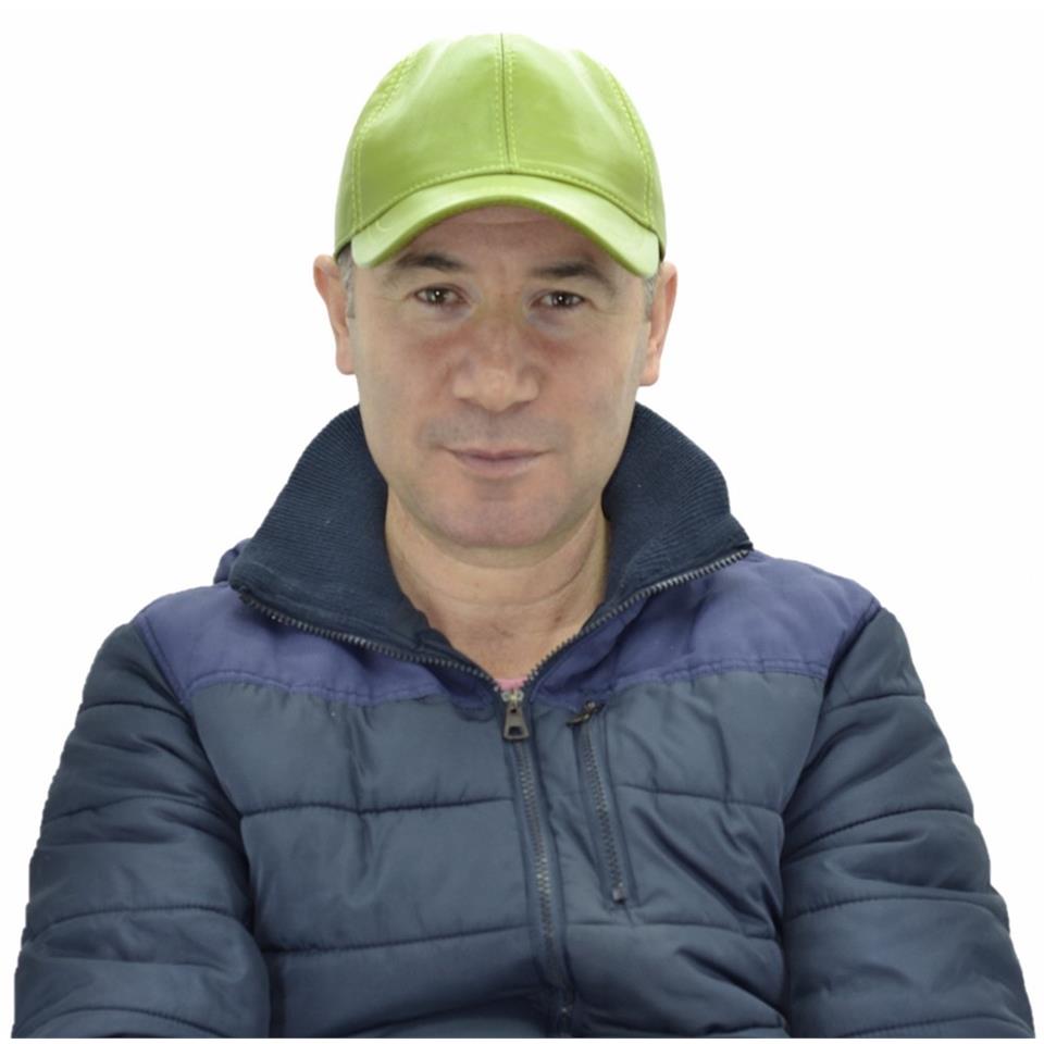 Ayarlanabilir Deri Şapka Yeşil