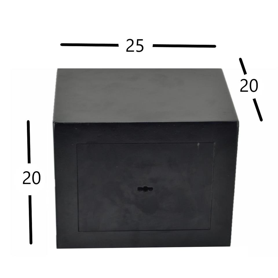 Mini Ev Ofis Kasası Çelik Kasa 25 Cm