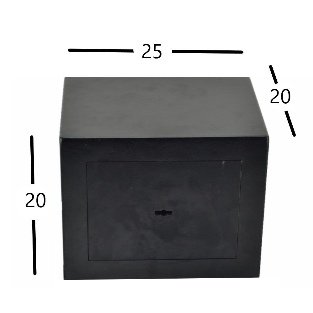 Mini Ev Ofis Kasası Çelik Kasa 25 Cm